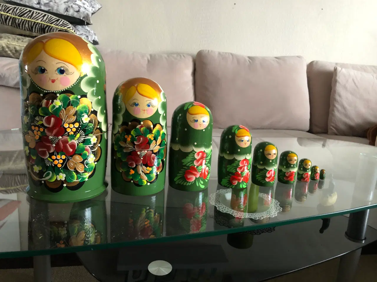 Billede 2 - Ægte russisk matryoshka (9 stk.)