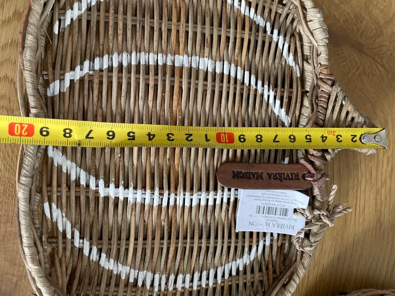 Billede 5 - Riviera Maison græskar bakke i Rattan
