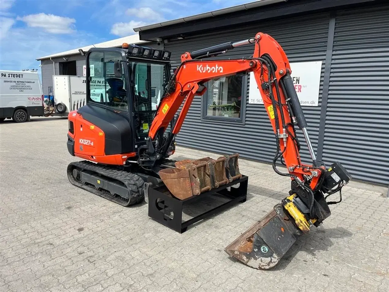 Billede 2 - Kubota kx027-4 Engcon rotortilt og centralsmørring