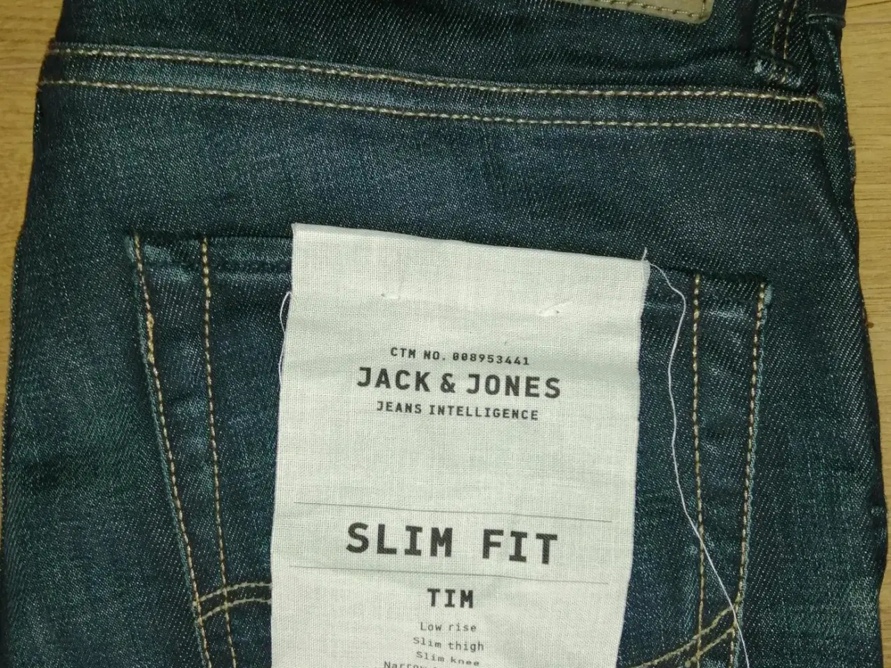 Billede 3 - NYE JACK & JONES, TIM, SLIM FIT, MED STRÆK, W28/32