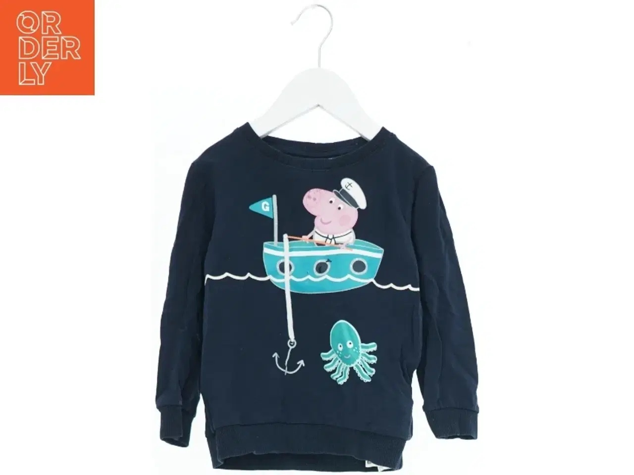 Billede 1 - Langærmet sweatshirt med bådmotiv fra Name It (str. 98)