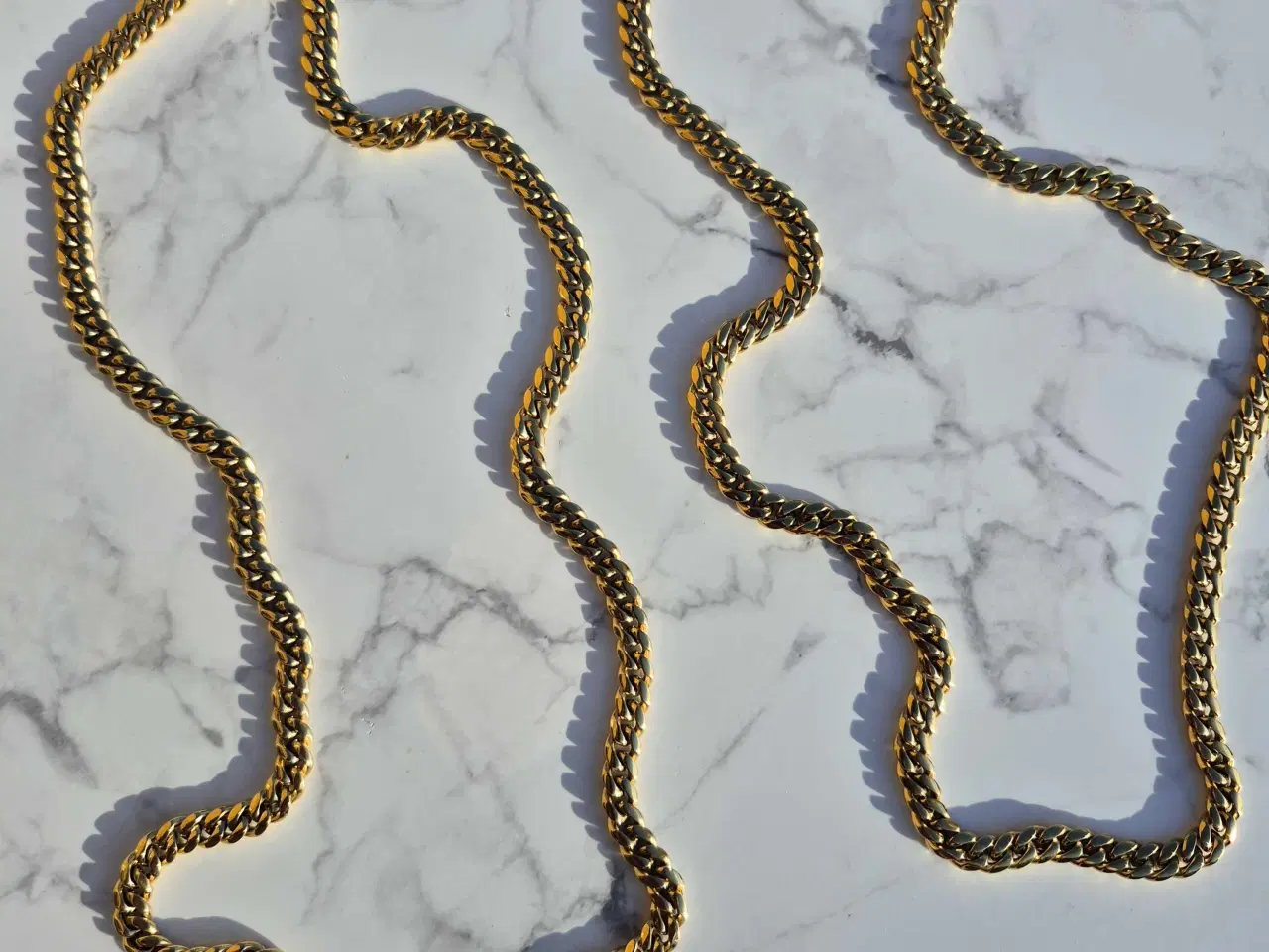 Billede 1 - 8mm goldfilled panserkæde