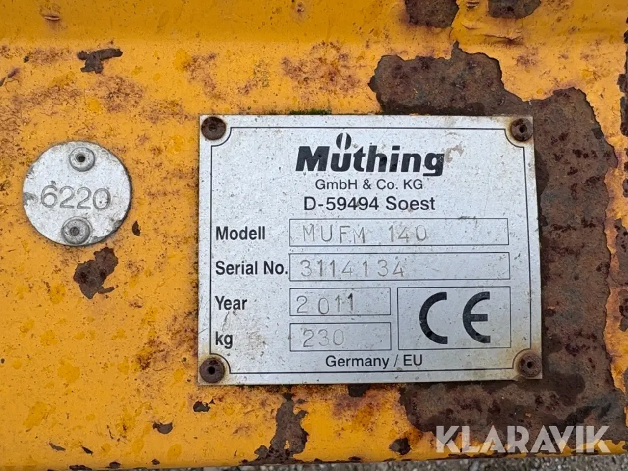 Billede 5 - Slagleklipper Muthing MUFM 140