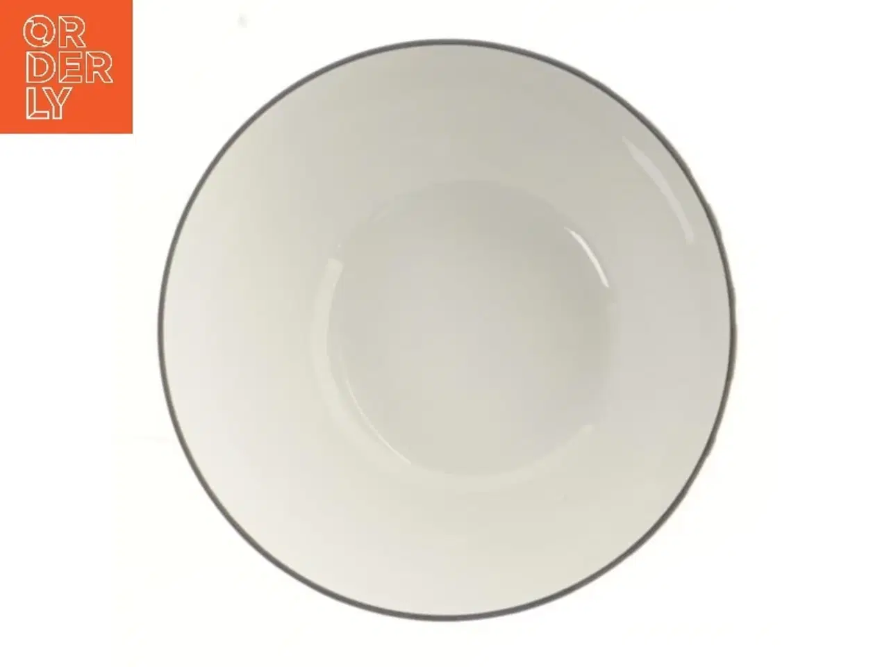 Billede 3 - Sort og hvid skål med striber, Ø 10 cm fra Cathrineholm (str. Ø 10 cm)