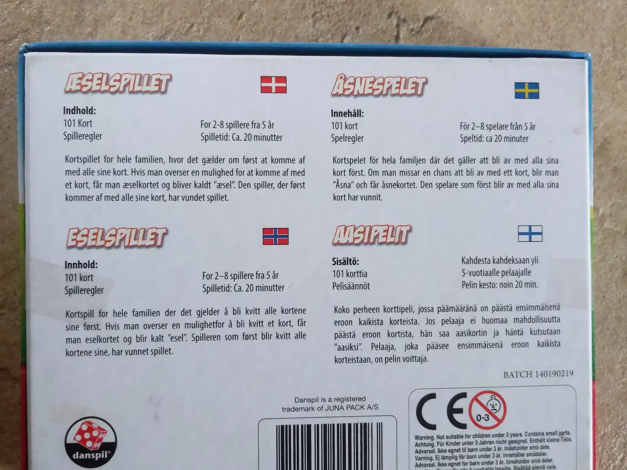 Billede 2 - Æselspillet