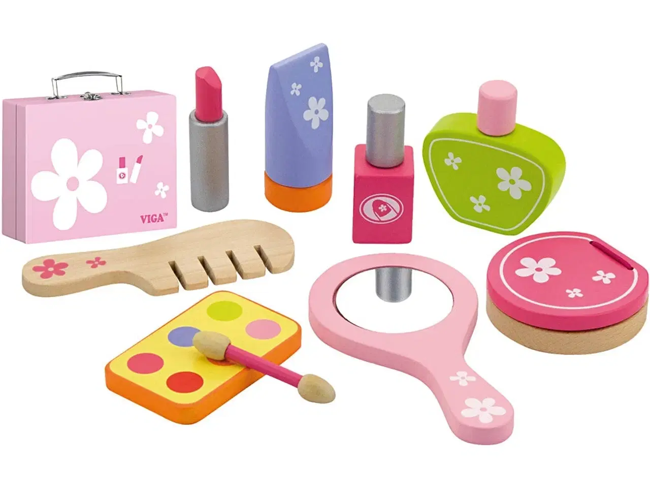 Billede 1 - VIGA Træ Skønhedsprodukter - 10 dele i sæt