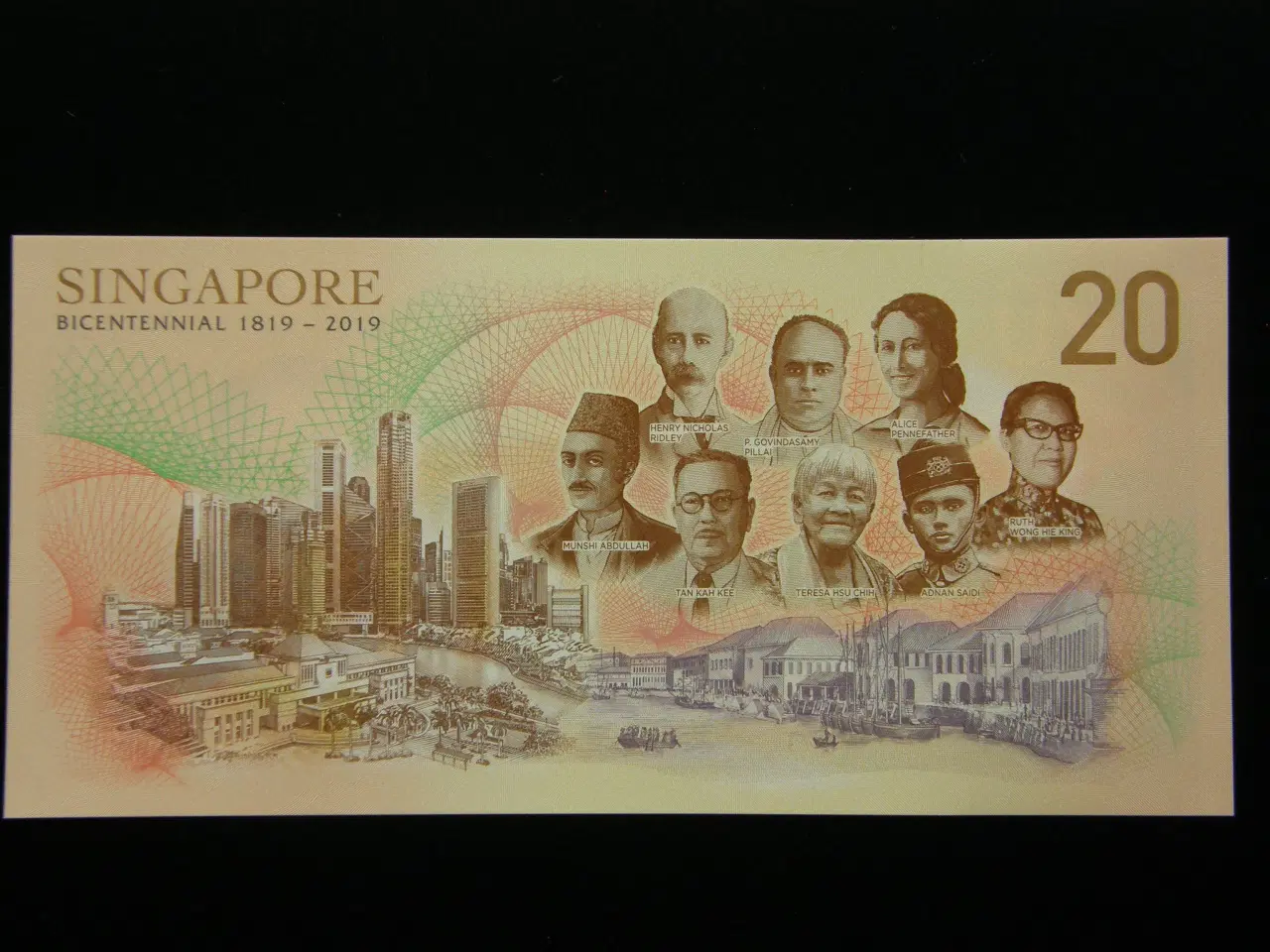 Billede 1 - Singapore  20 Dollars  2019  Unc.