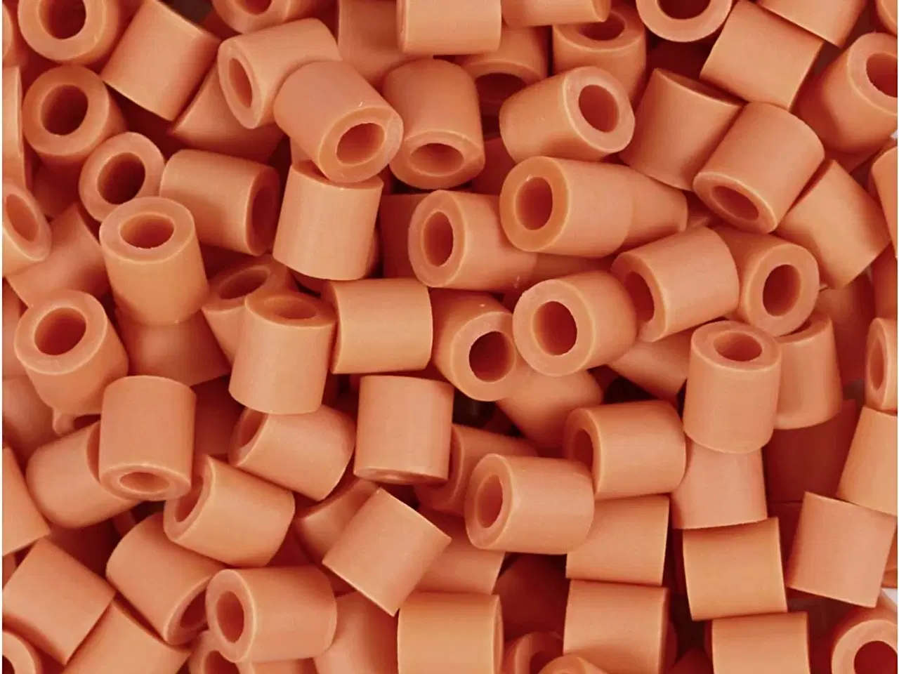 Billede 1 - NABBI BioBeads Rørperler, Medium Orange, 1000 stk.