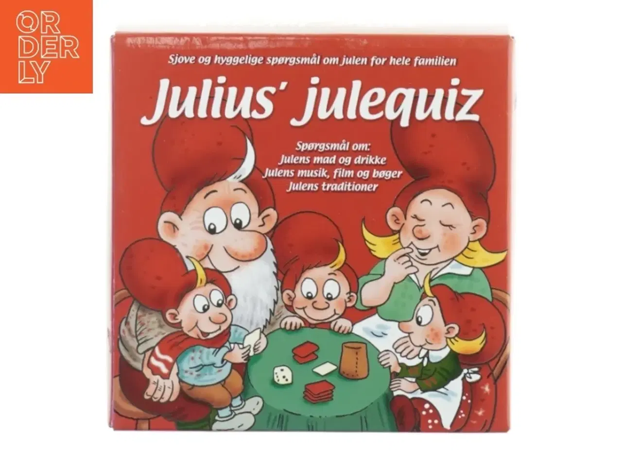 Billede 1 - Julius&#39; Julequiz brætspil fra Julius (str. 15x15 cm)