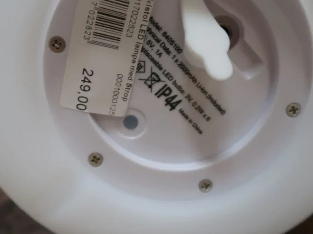 Billede 2 - Kunstig Plante i Krukke samt LED Lampe