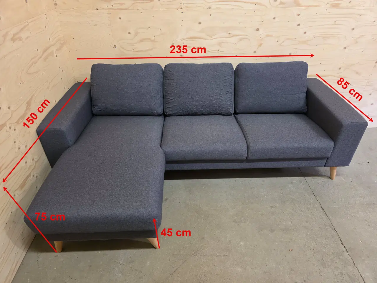 Billede 6 - Jysk 3 Pers. Vendbar Chaiselong Sofa – God Stand