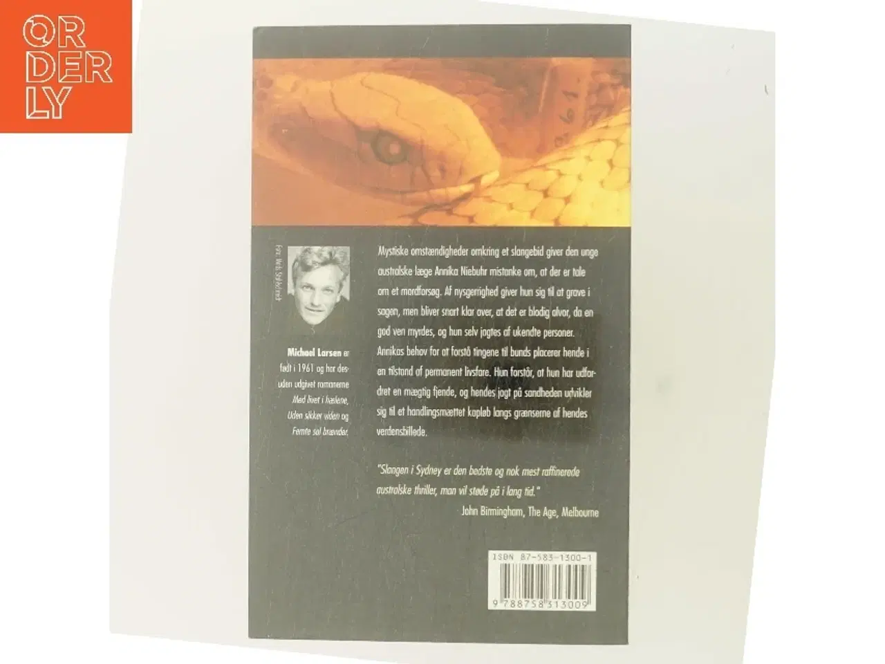 Billede 3 - Slangen i Sydney : roman af Michael Larsen (f. 1961) (Bog)