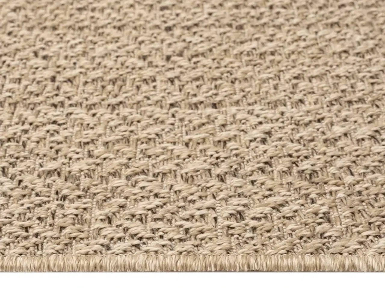 Billede 6 - Gulvtæppe ZIZUR 140x200 cm jute-look indendørs og udendørs