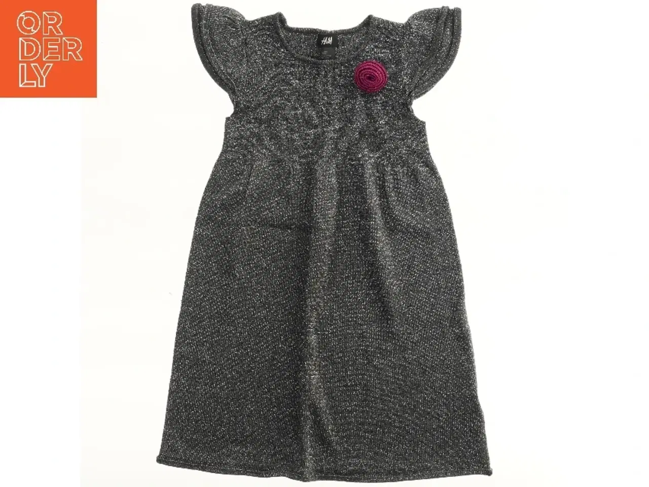 Billede 1 - Kjole med glimmerdetaljer fra H&M (str. 122)