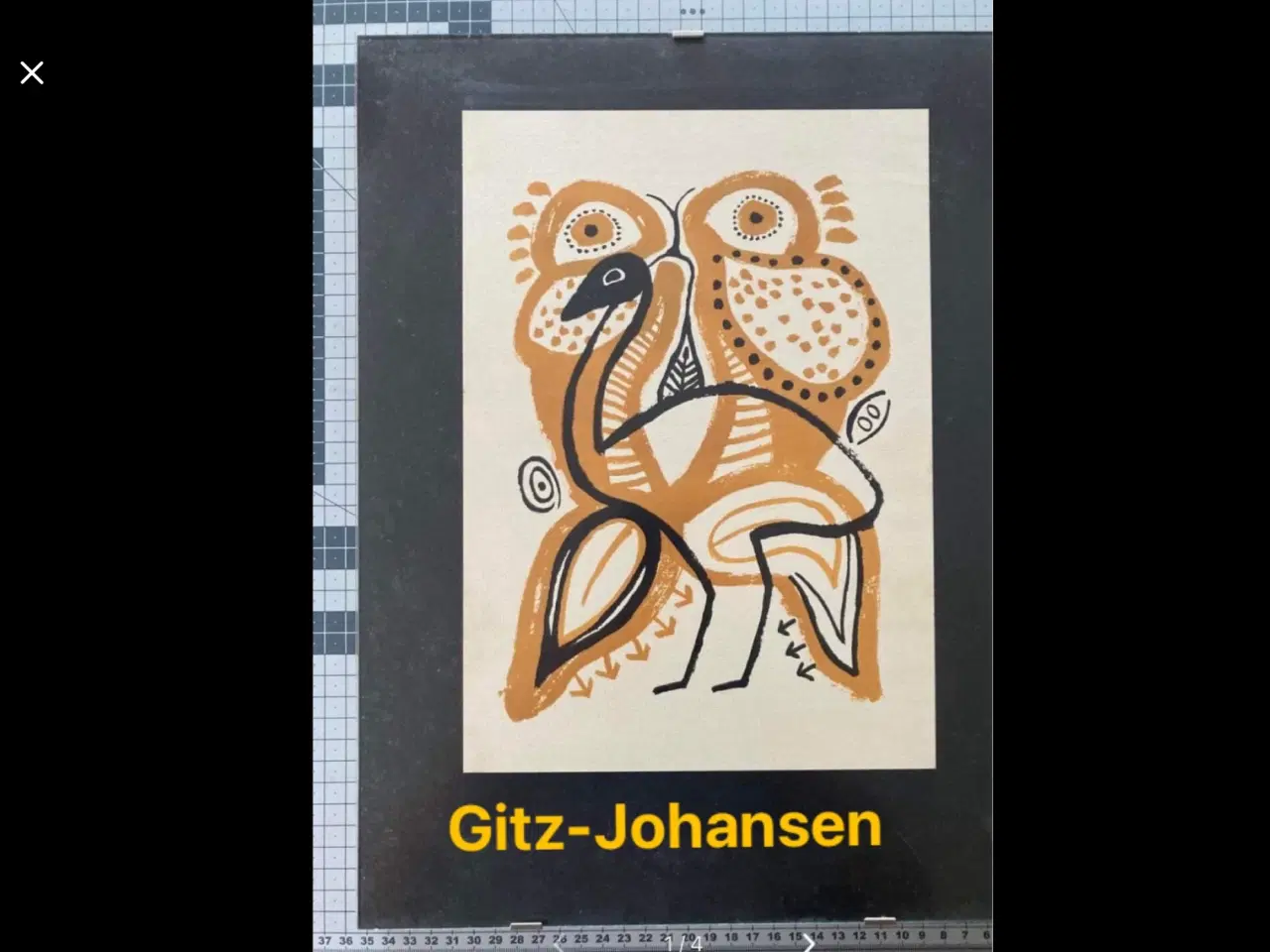 Billede 1 - Gitz-Johansen, tryk fra kunstmappe