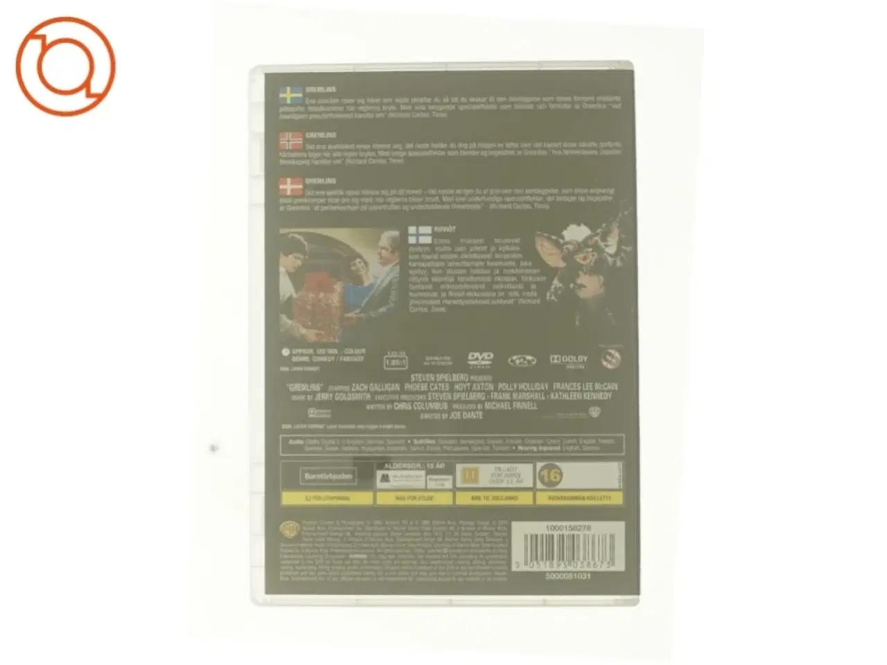 Billede 3 - Gremlins (Dvd / S/N)                            &lt;span class="label label-blank pull-right"<Standard edition&lt;/span< fra DVD