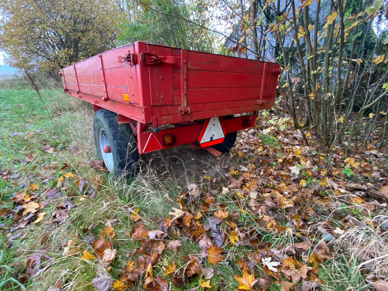 Billede 3 - Landbrugsvogn 2 hjulet til traktor