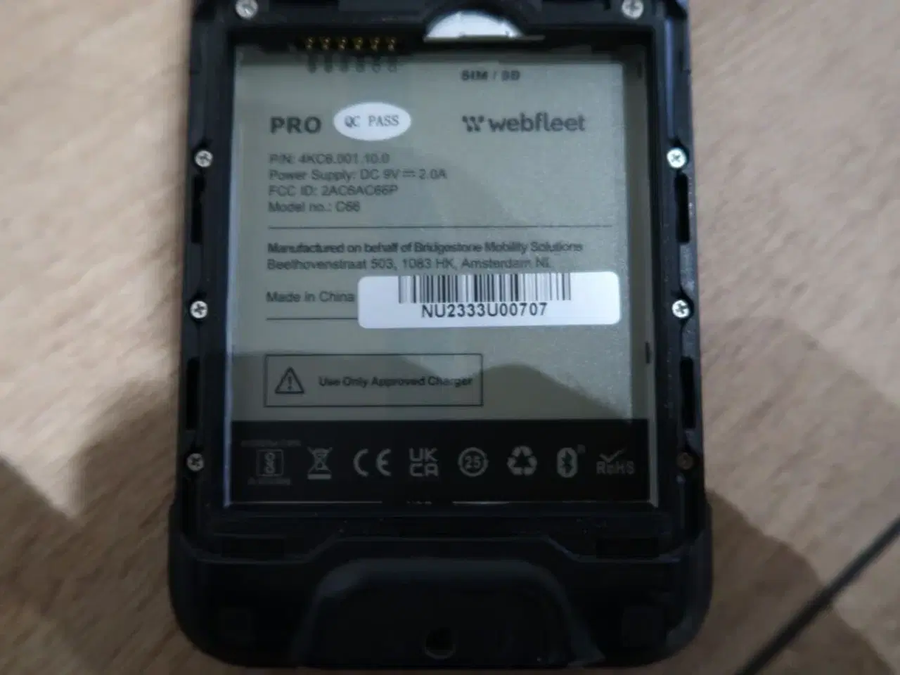 Billede 5 - Professionel driver terminal WEBFLEET PRO C66