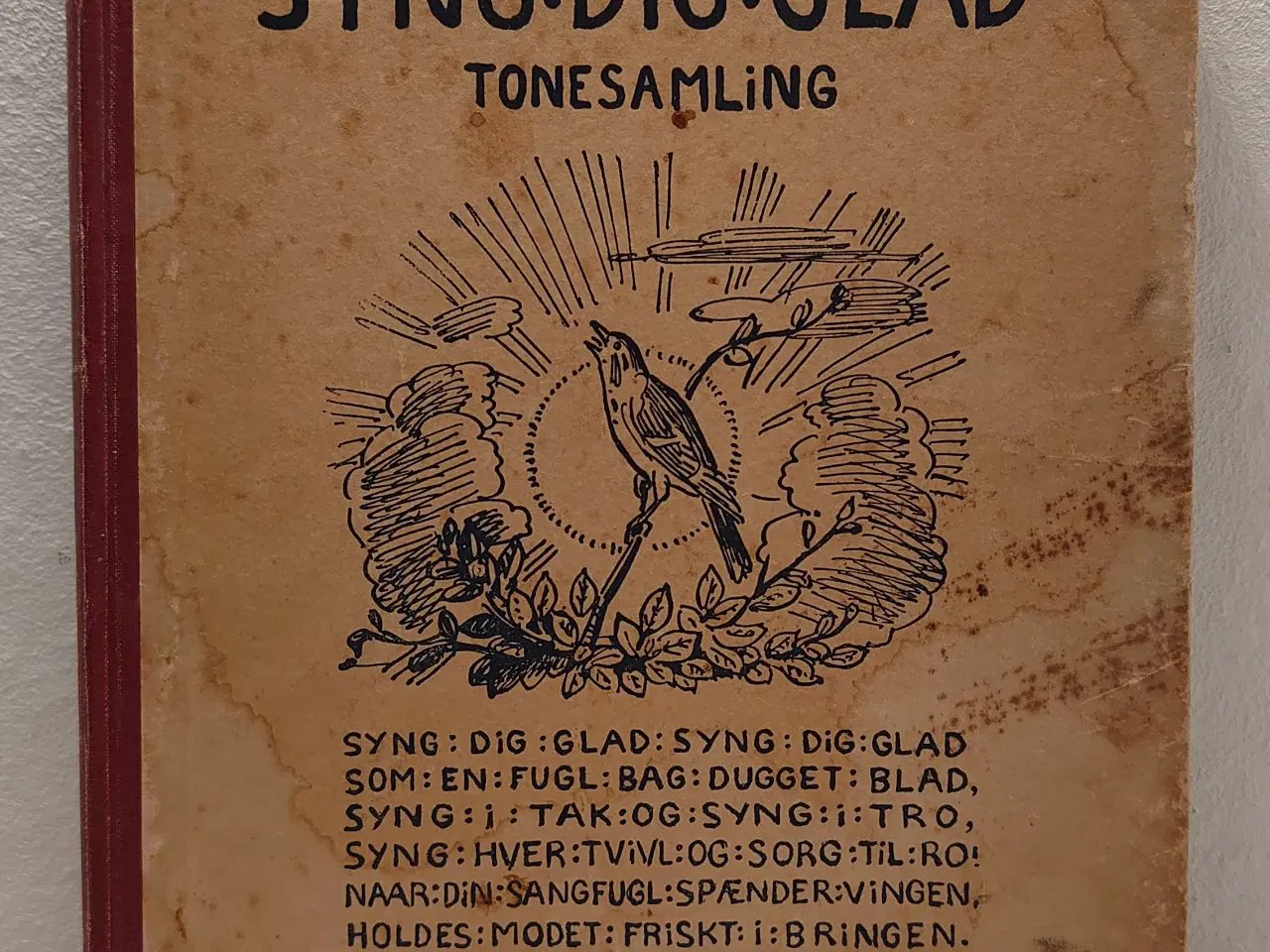 Billede 1 - Peder Jakobsen: Syng dig glad Tonesamling. 1923.