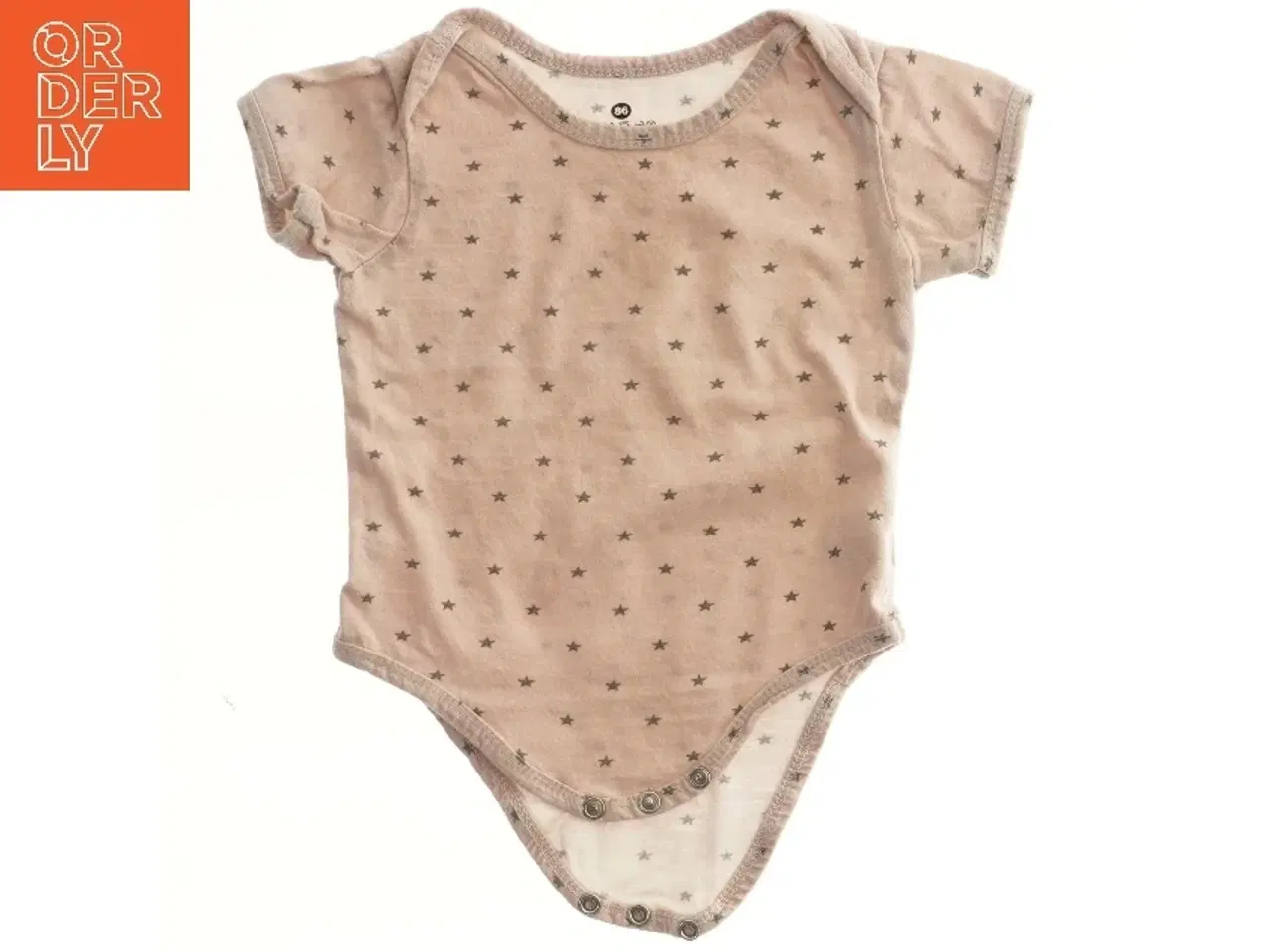 Billede 2 - Kortærmet bodystocking med stjerner (str. 86)