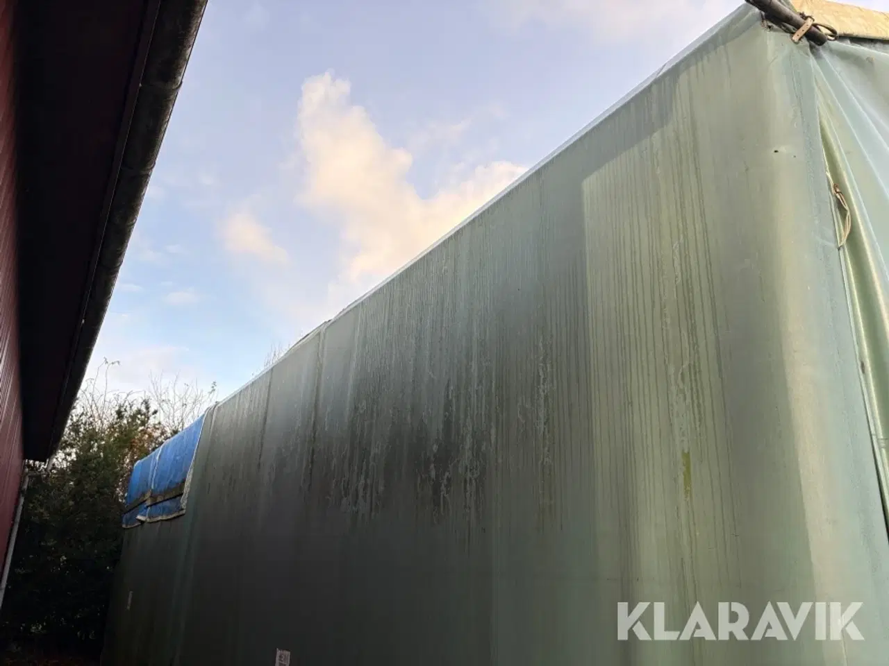 Billede 9 - Lagertelt med pressening Helge Frandsen galvaniseret stålspær