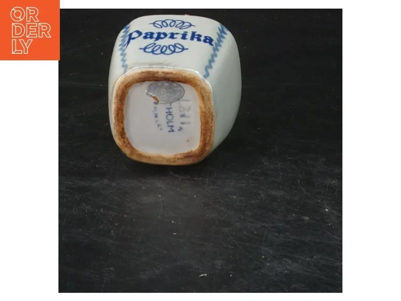 Billede 2 - Keramisk paprika krukke fra Søholm (str. 8x5x5 cm)