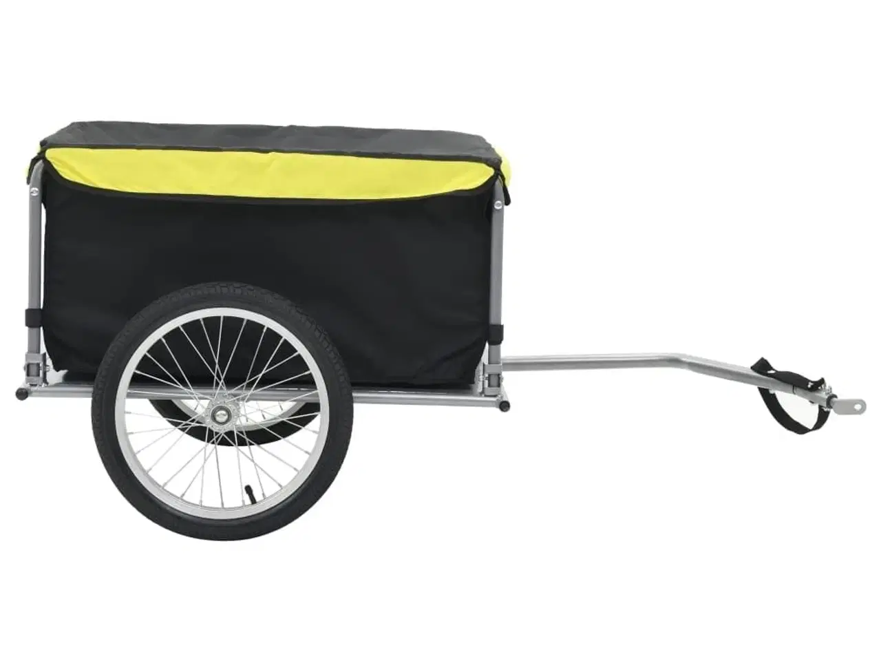 Billede 2 - Cykelvogn 65 kg sort og gul