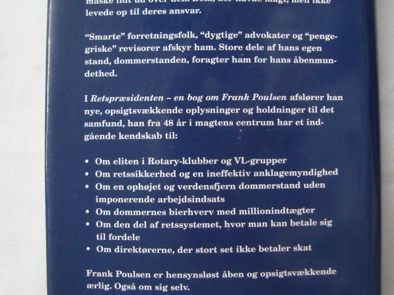 Billede 2 - Retspræsidenten Frank Poulsen :