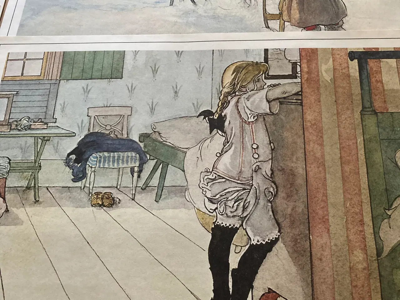 Billede 6 - Mappe med 10 Carl Larsson reproduktioner