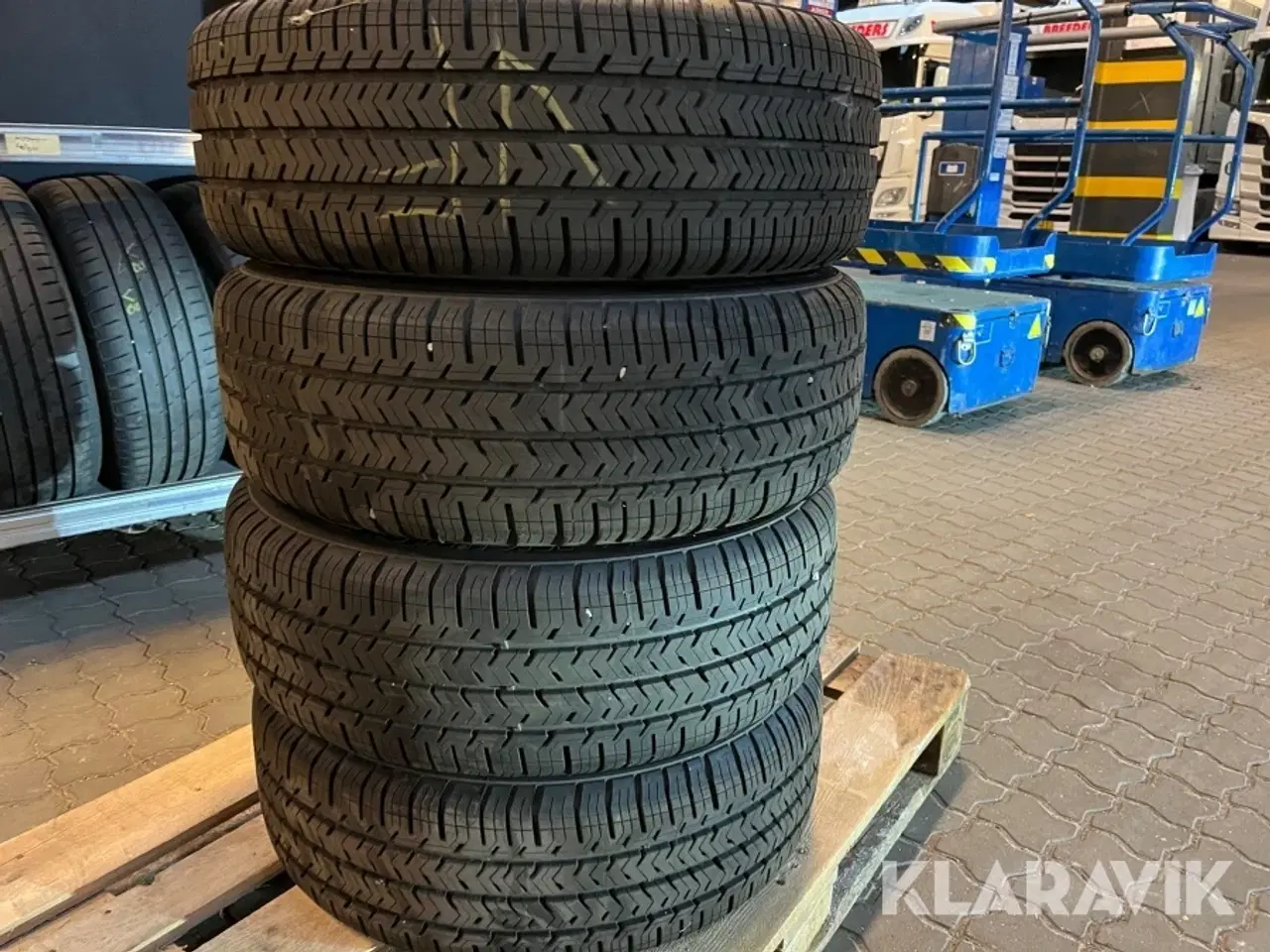 Billede 5 - Bildæk med fælge Michelin Agilis til Citroën – 4 styk