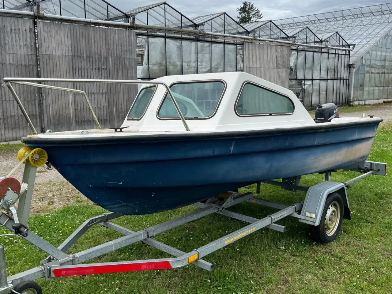 Billede 4 - Nordan 15 jolle båd med bådtrailer og påhængsmotor