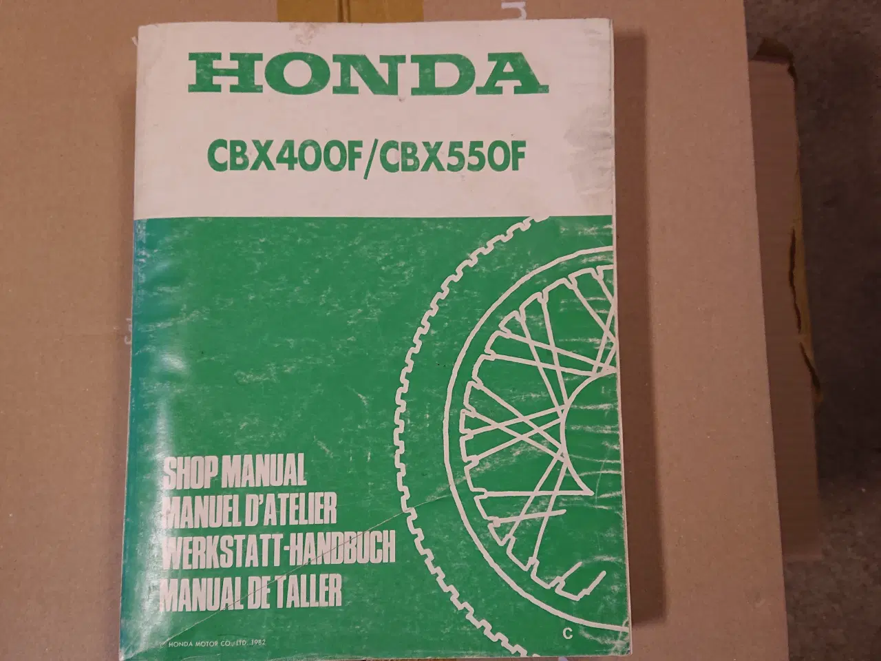 Billede 1 - Honda CBX400/CBX550F org. manuael