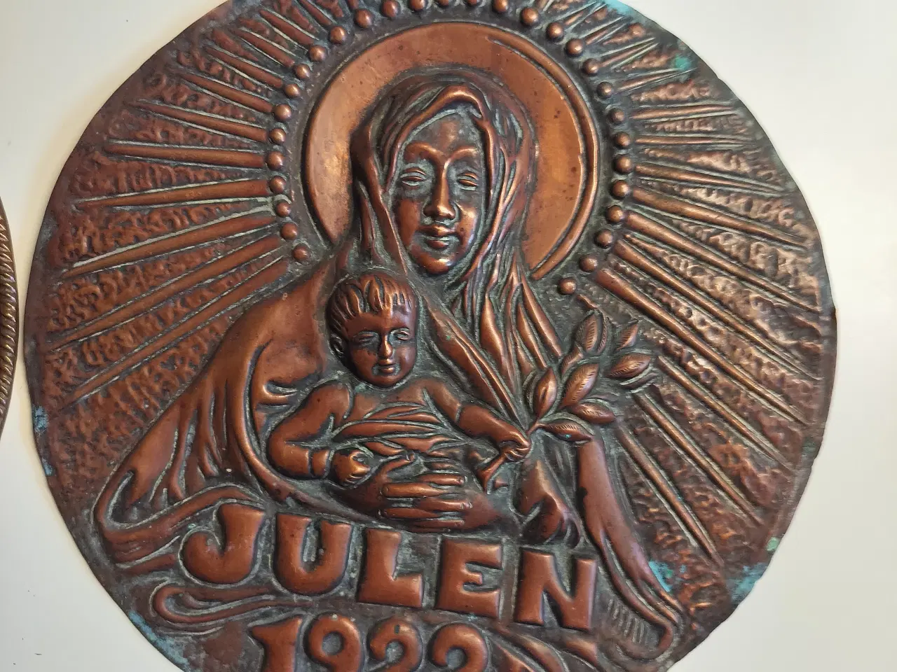 Billede 3 - Juleplatter kobber platter med patina