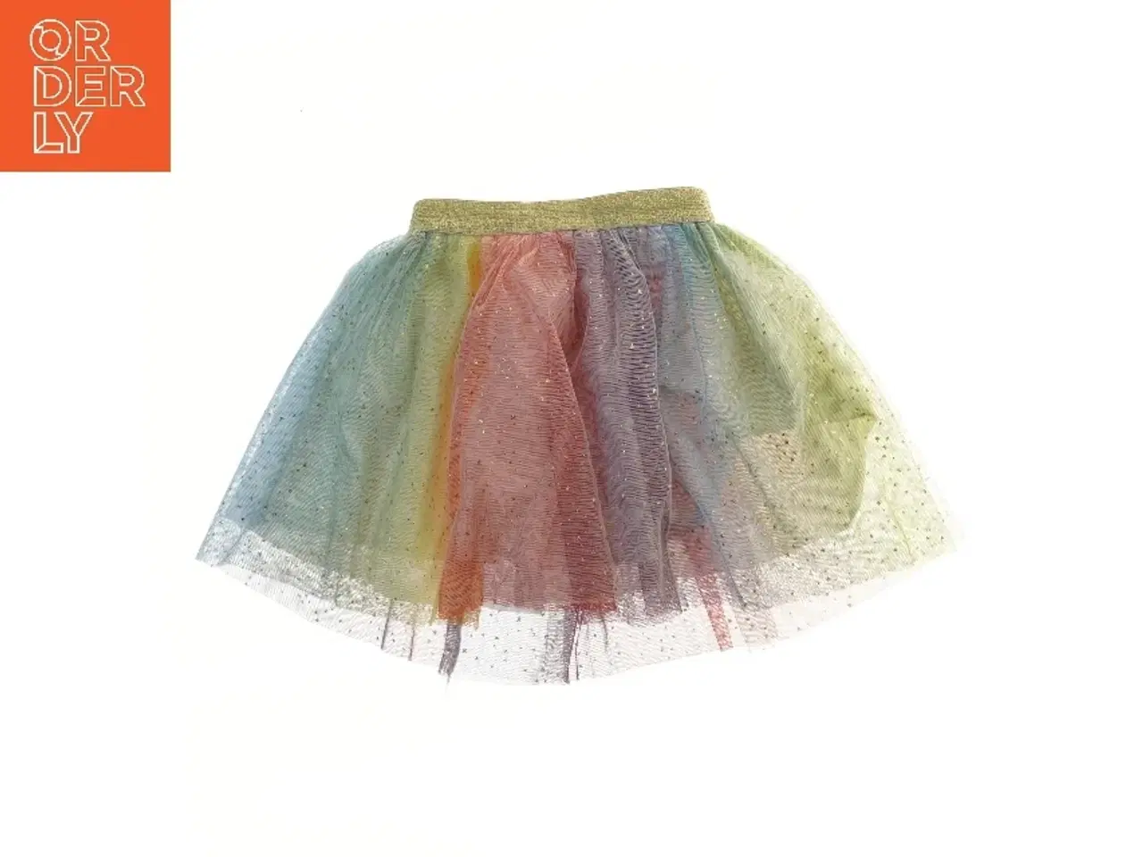 Billede 1 - Regnbue Tyl Nederdel (str.  20,5x30 cm)