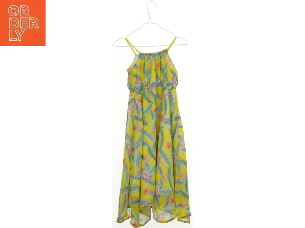 Billede 2 - Sommerkjole med tropisk blomstermønster fra H&M (str. 116)