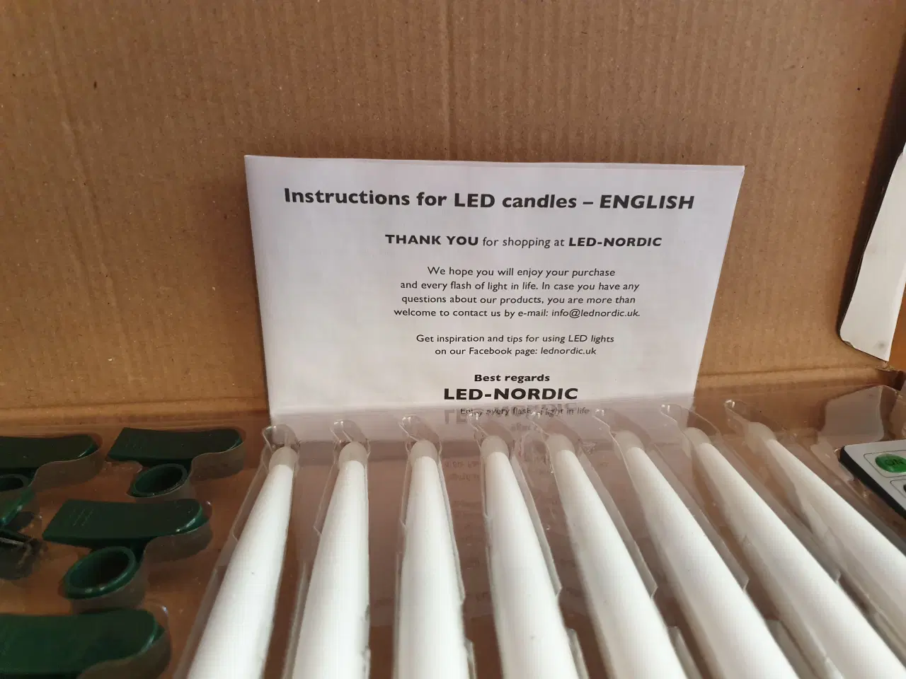 Billede 6 - Indendørs Juletræslys, ingen brandfare: 24 LED