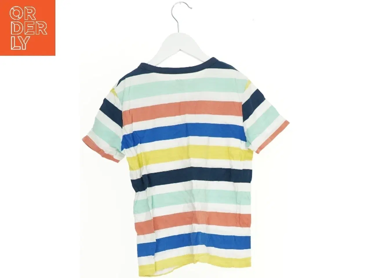 Billede 2 - Kortærmet stribet T-shirt fra H&M (str. 140)