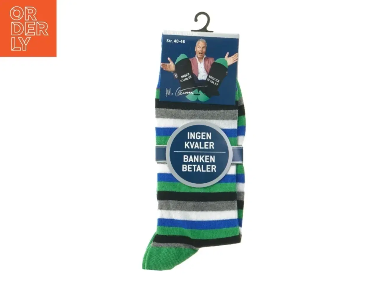 Billede 1 - Strømper med striber (str. 40,46 )