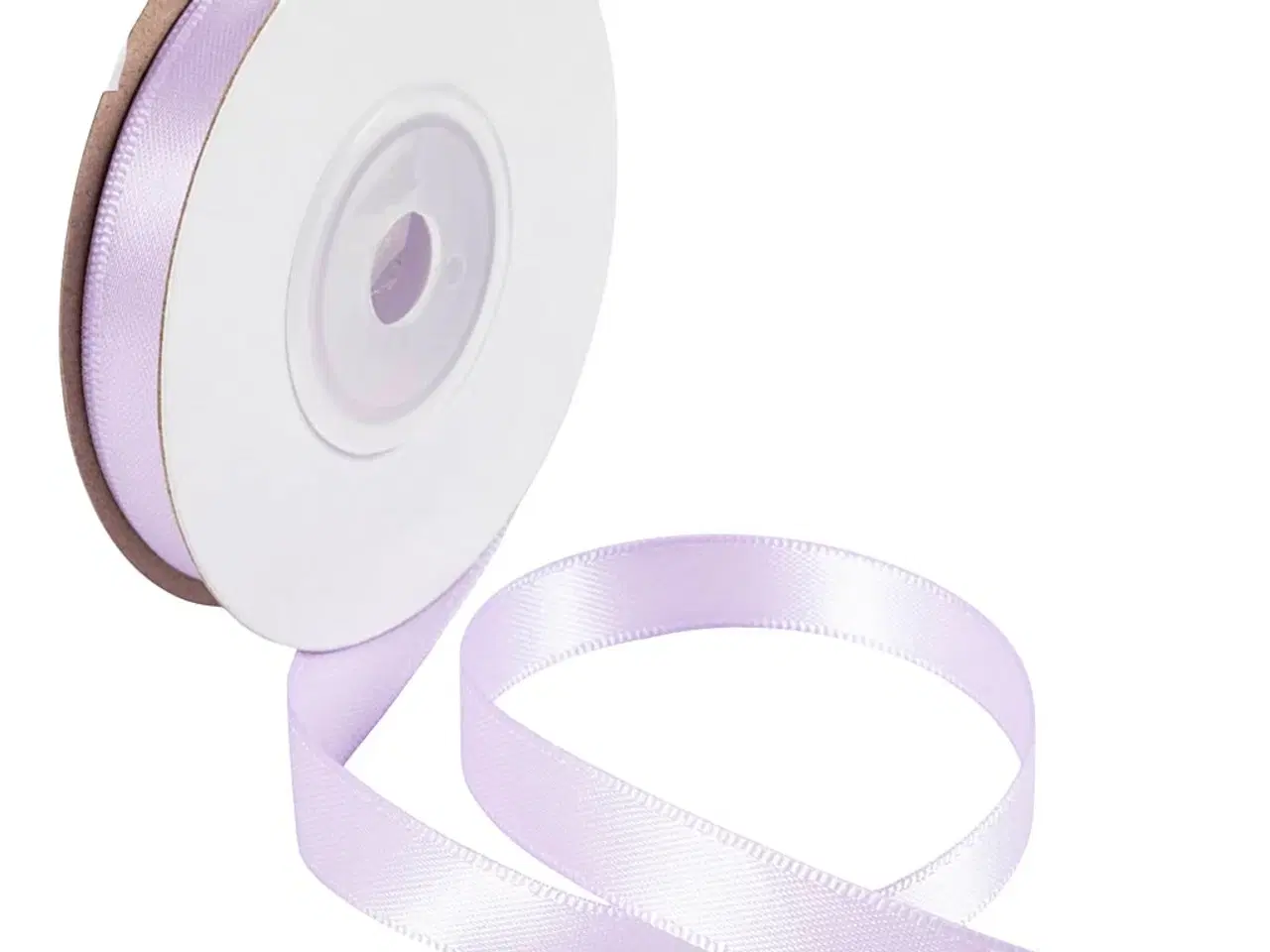 Billede 1 - Lys Lilla Satinbånd 10 mm x 10 m - Elegant Dekoration