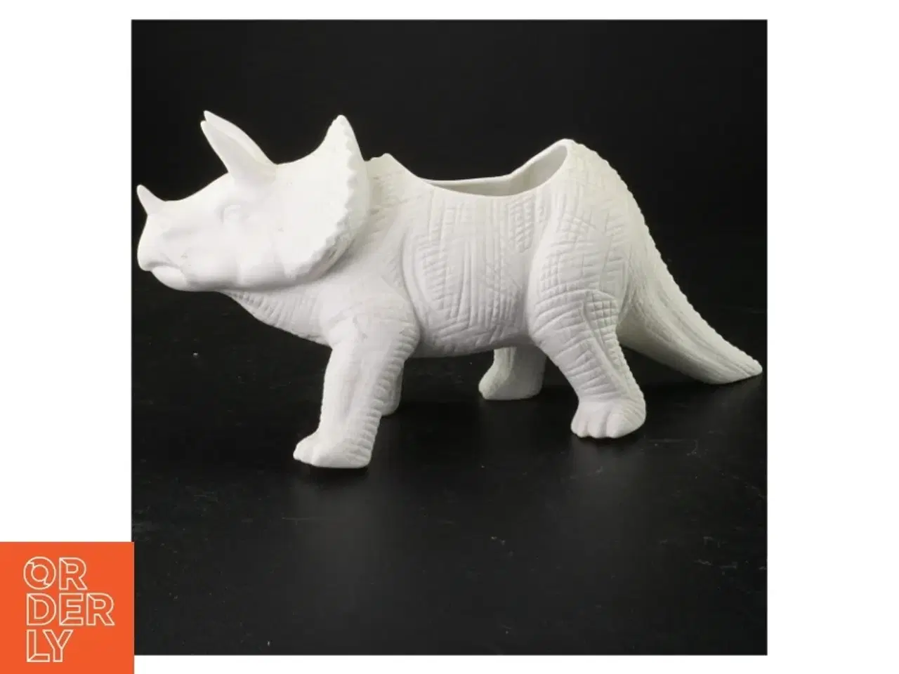 Billede 1 - Keramisk dino vase (str. 30 cm)