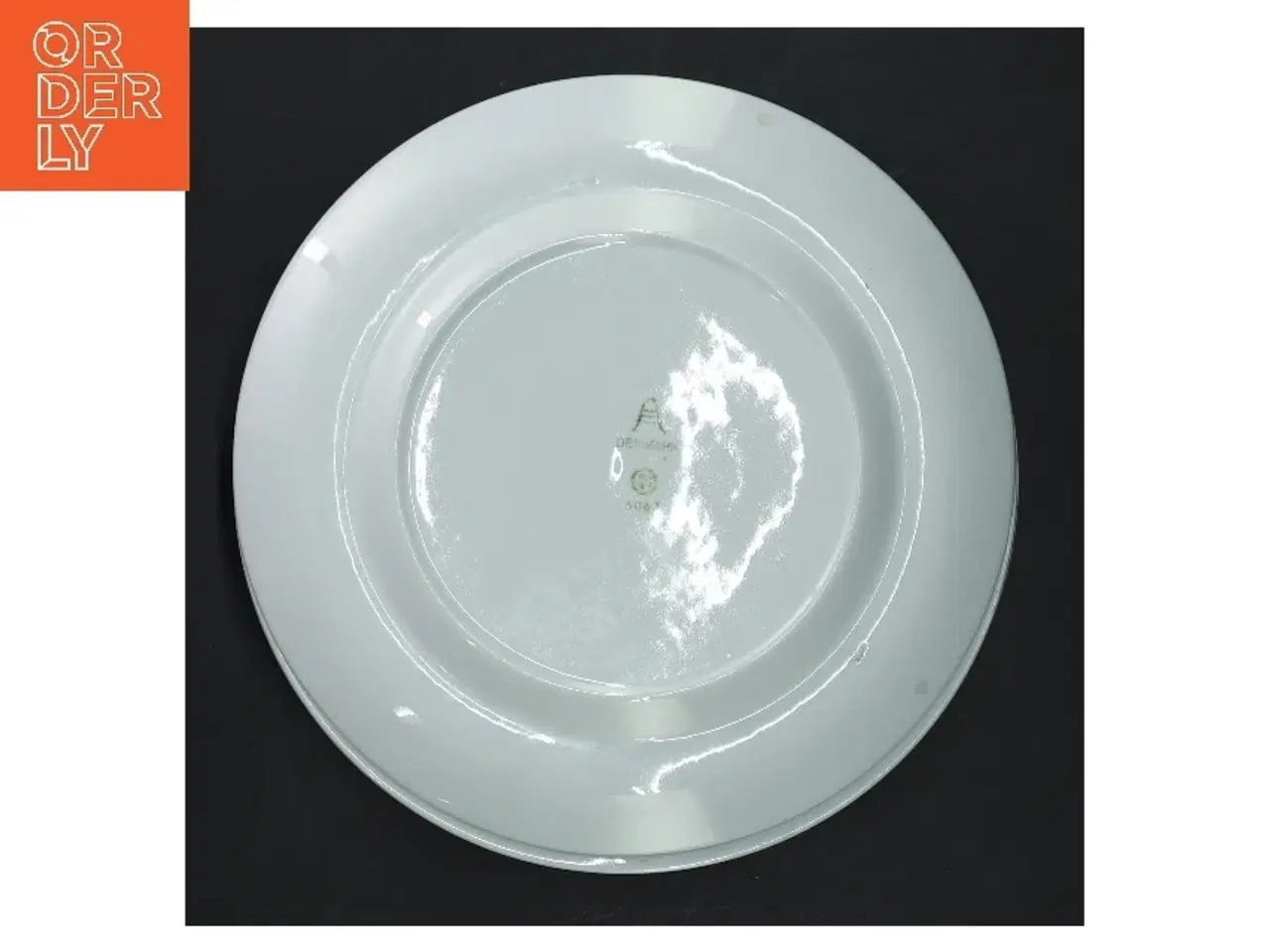 Billede 3 - 4 Blåkant middagstallerkener (str. 4 stk 18,5 cm)