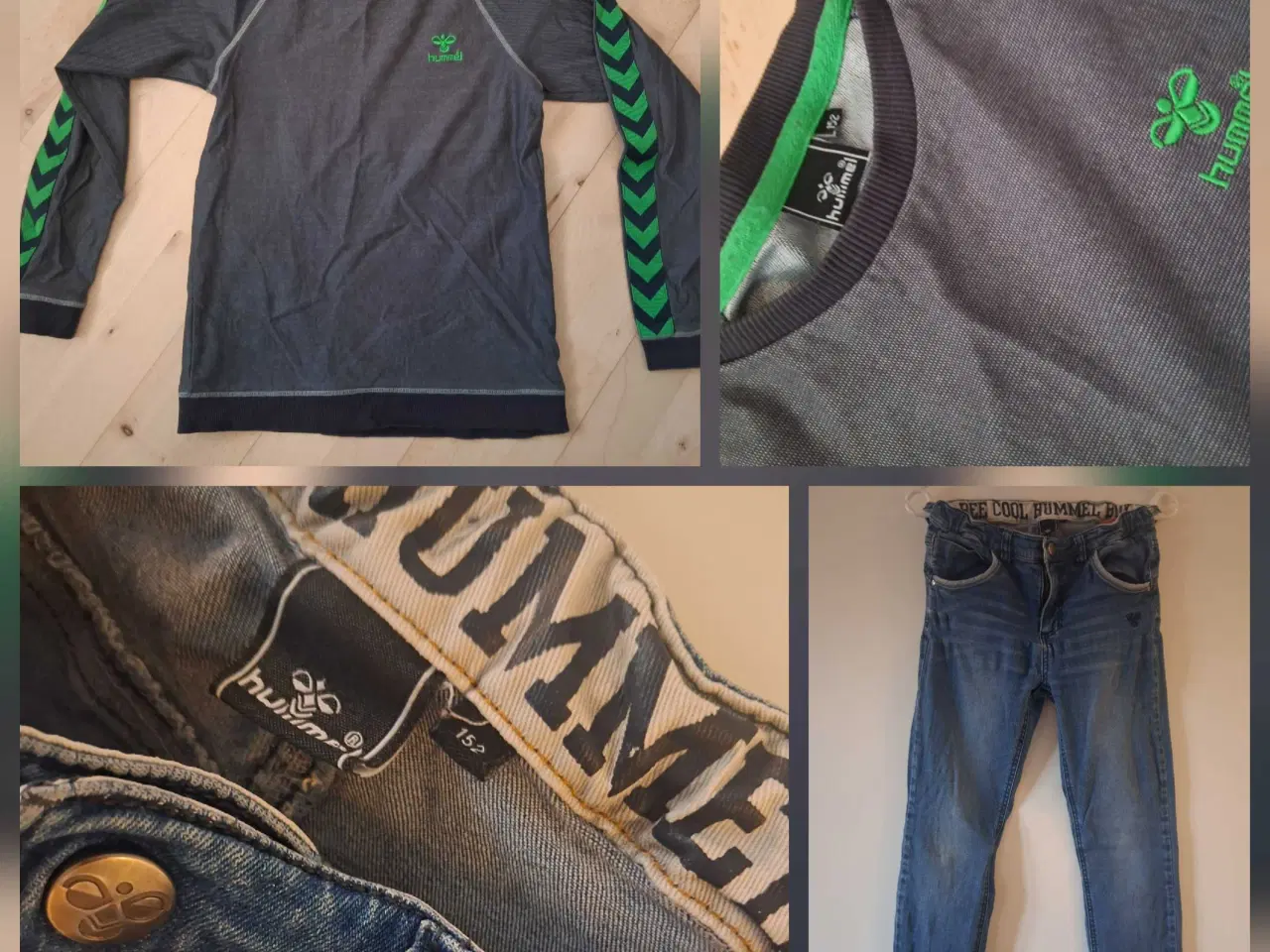 Billede 1 - 152, Hummel jeans + trøje