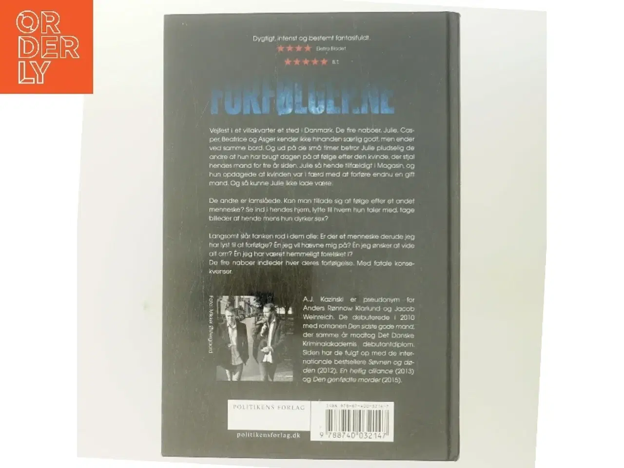 Billede 3 - Forfølgerne af A.J. Kazinski (Bog)