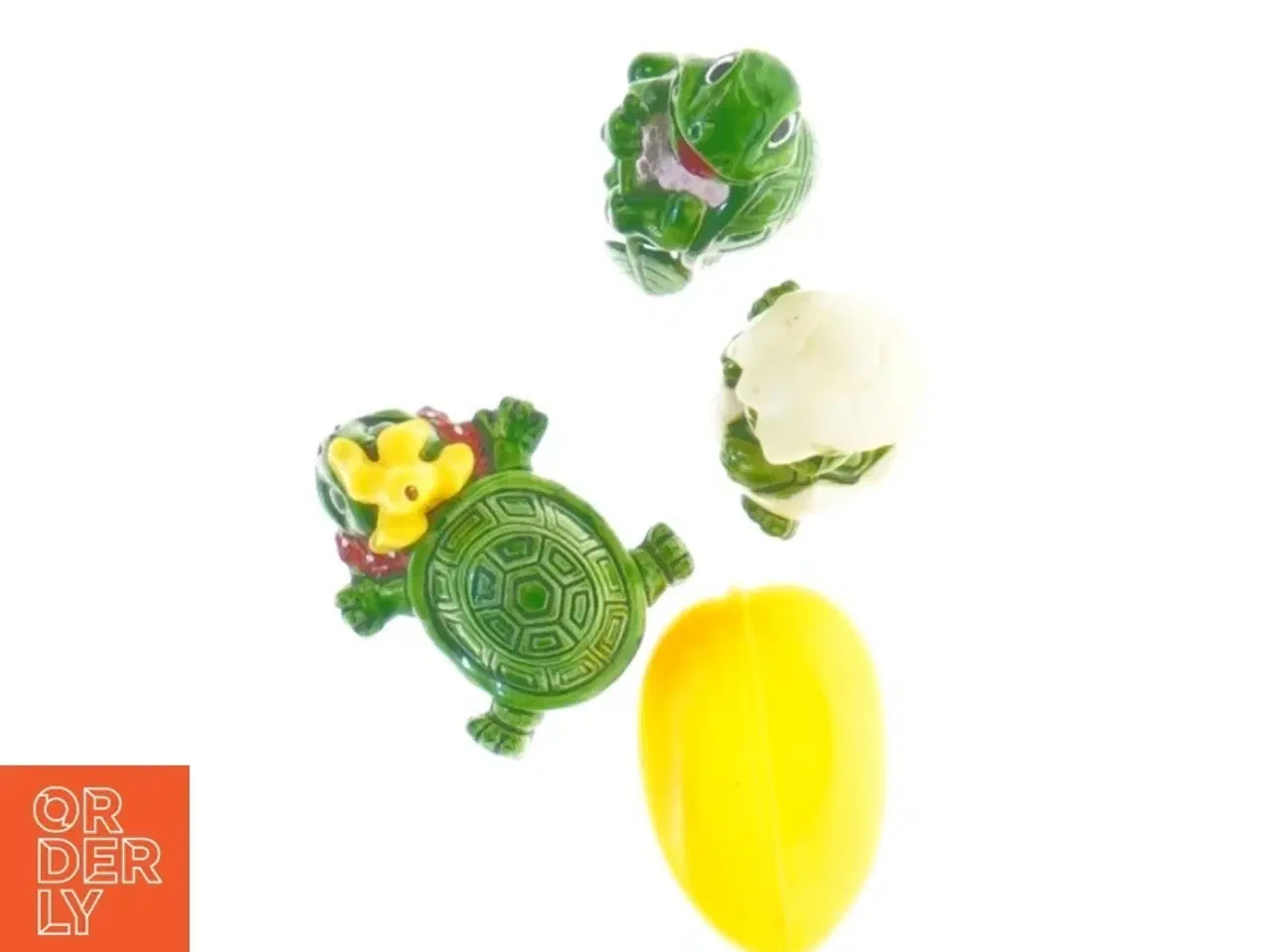 Billede 5 - Skilpadder fra kinderæg (str. 4 x 2 cm)