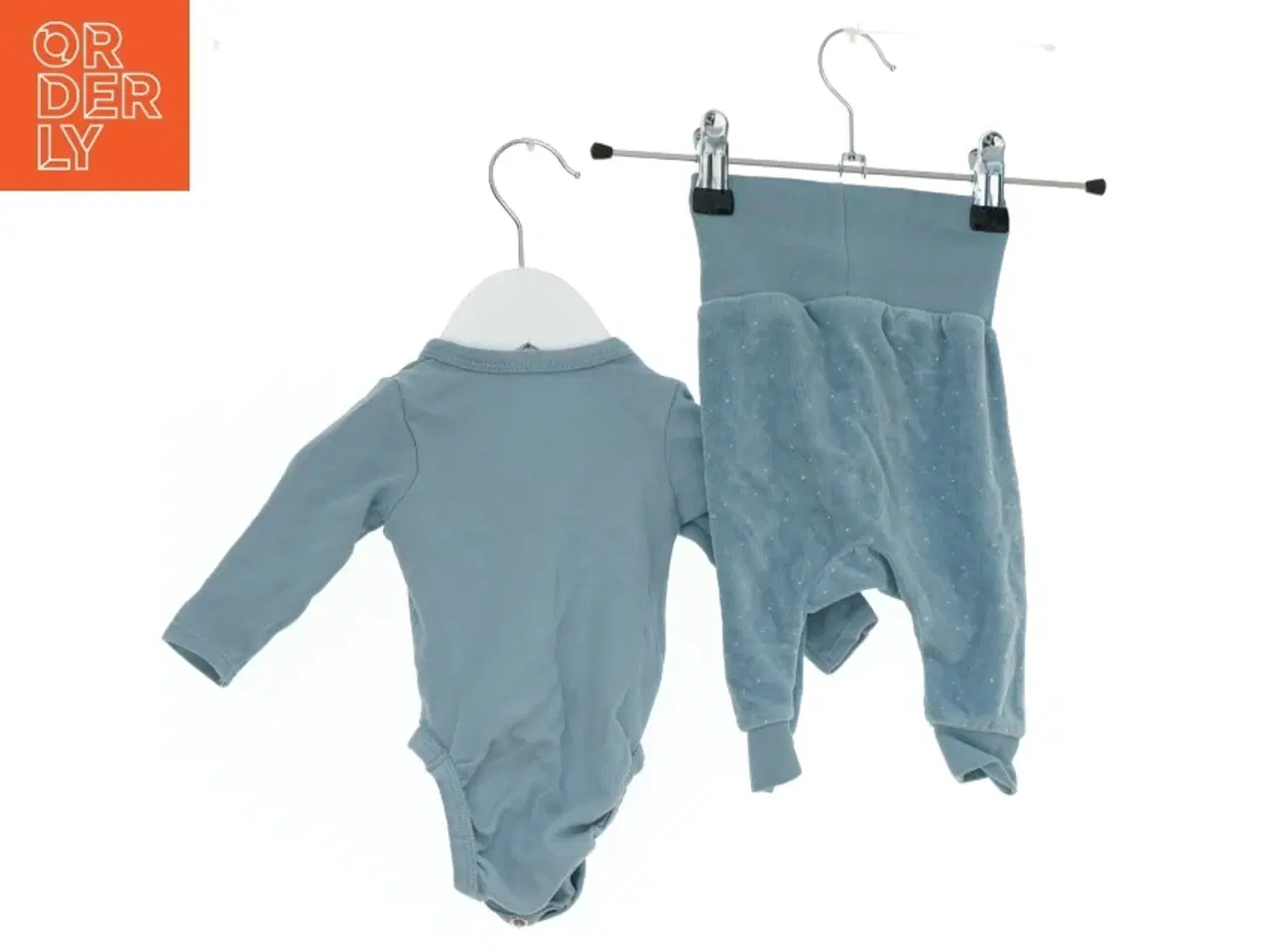 Billede 2 - Blå sæt med bodystocking og bukser fra H&M (str. 56)