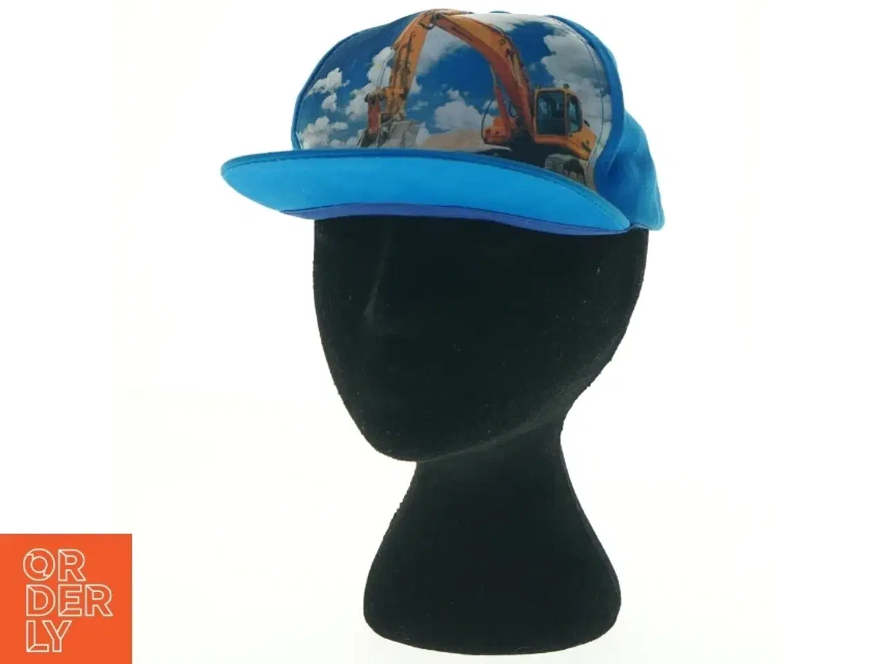 Billede 1 - Snapback-kasket med gravemaskineprint (str. Diameter, 19 cm)