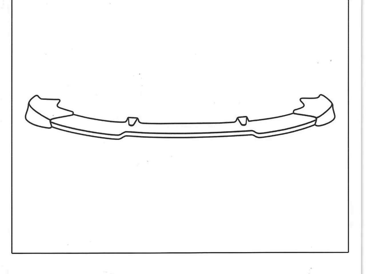 Billede 1 - Front Spoiler, Suzuki, Swift (årg 2010-2013)