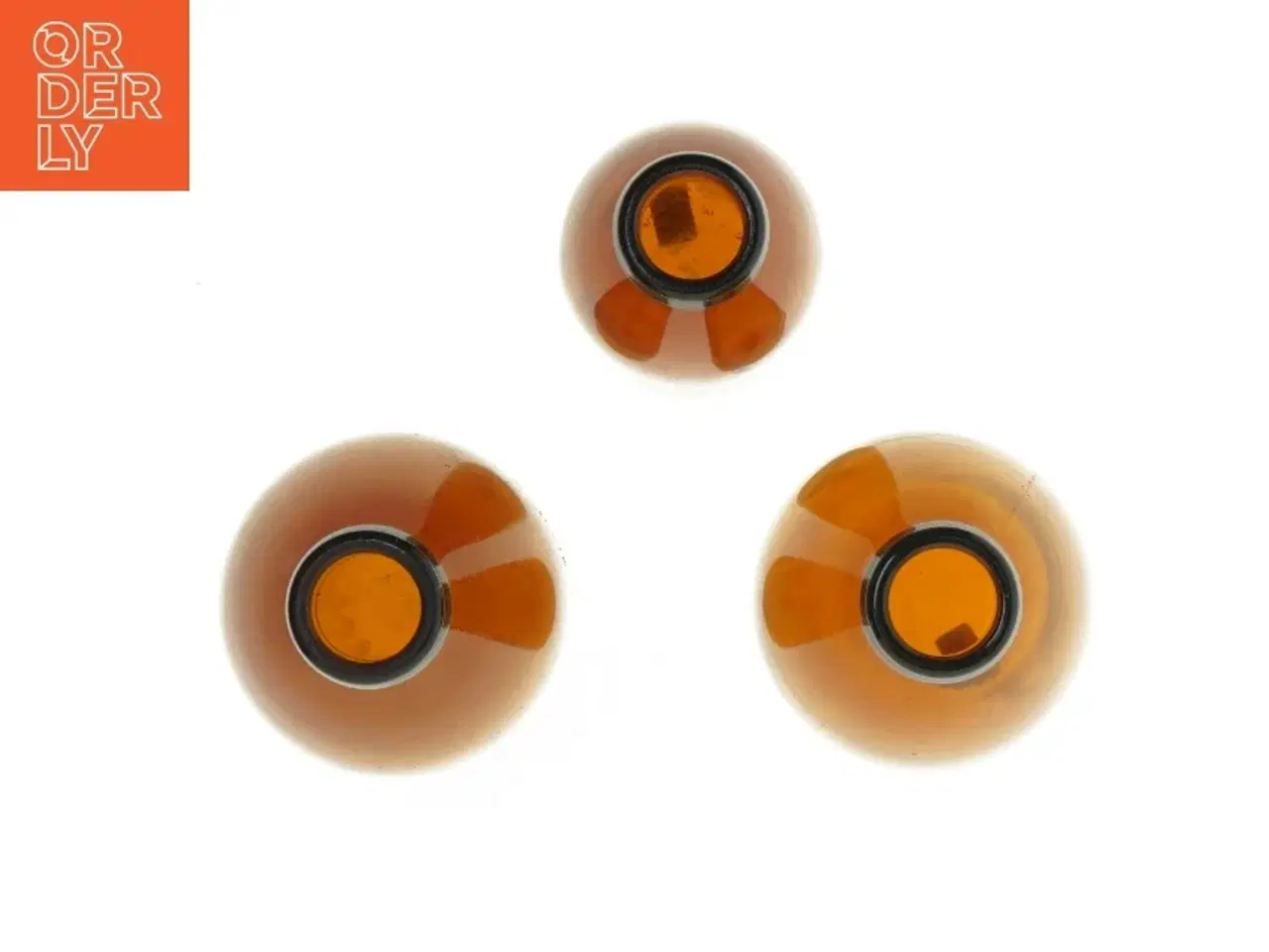 Billede 2 - Tre glasflasker (str. 22 cm. og. 18 cm)