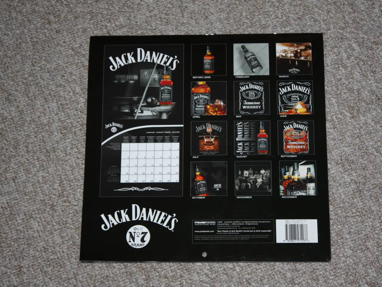 Billede 4 - Jack Daniels Whisky kalender 2009 passer til 2026