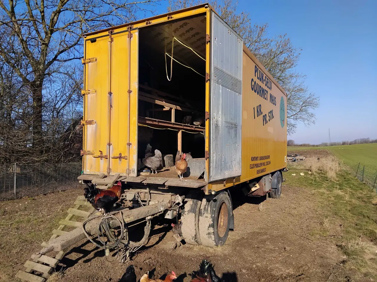 Billede 3 - Mobilt hønsehus